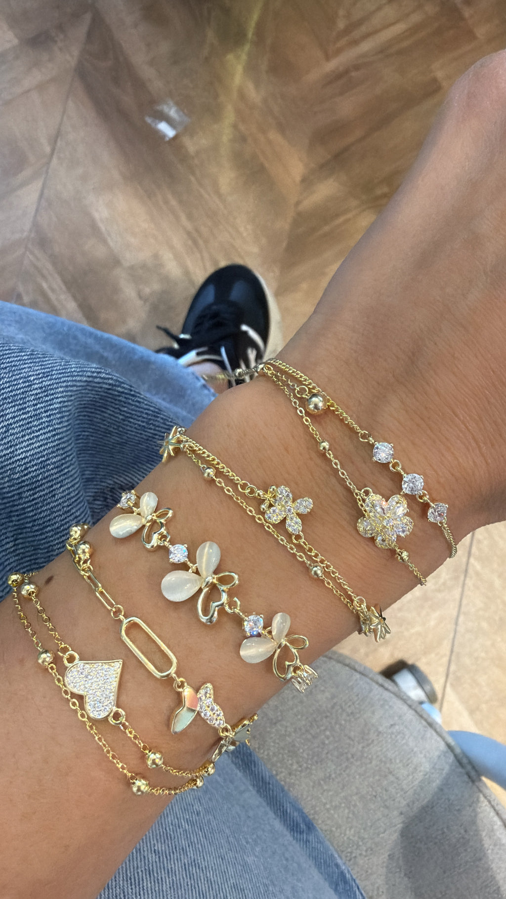 Merry Sedefli Kelebek Bileklik