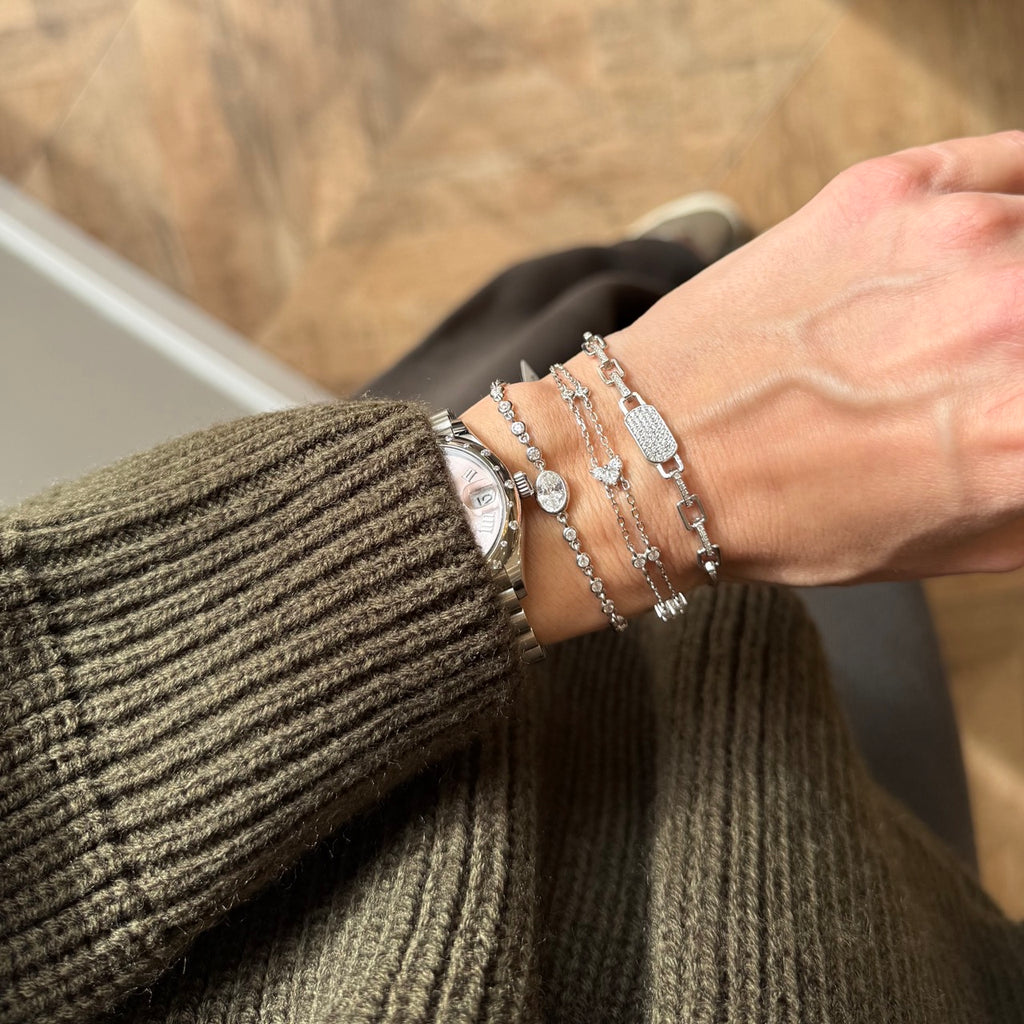 Merry Oval Taşlı Bileklik