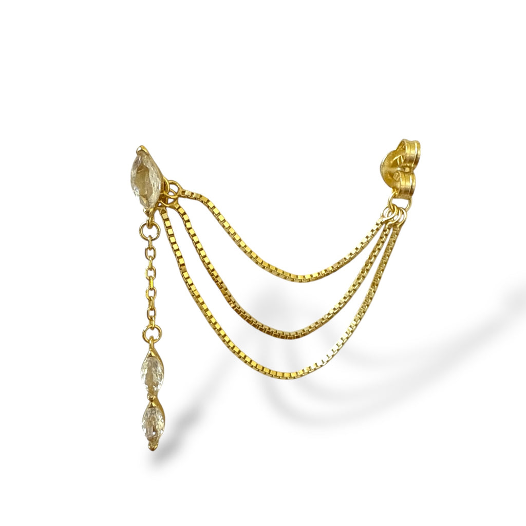 Simi Drop Chain Küpe