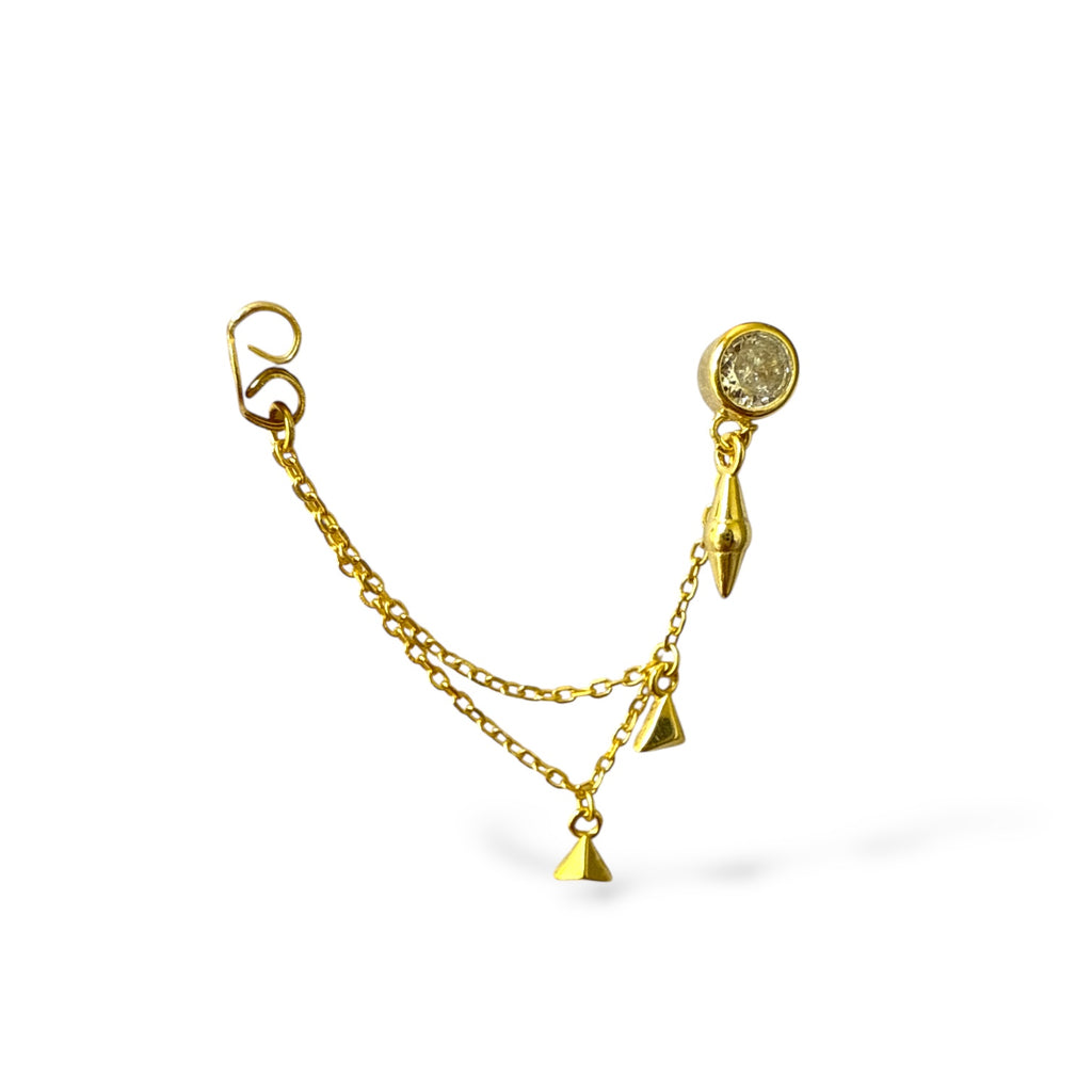 Bullet Chain Küpe