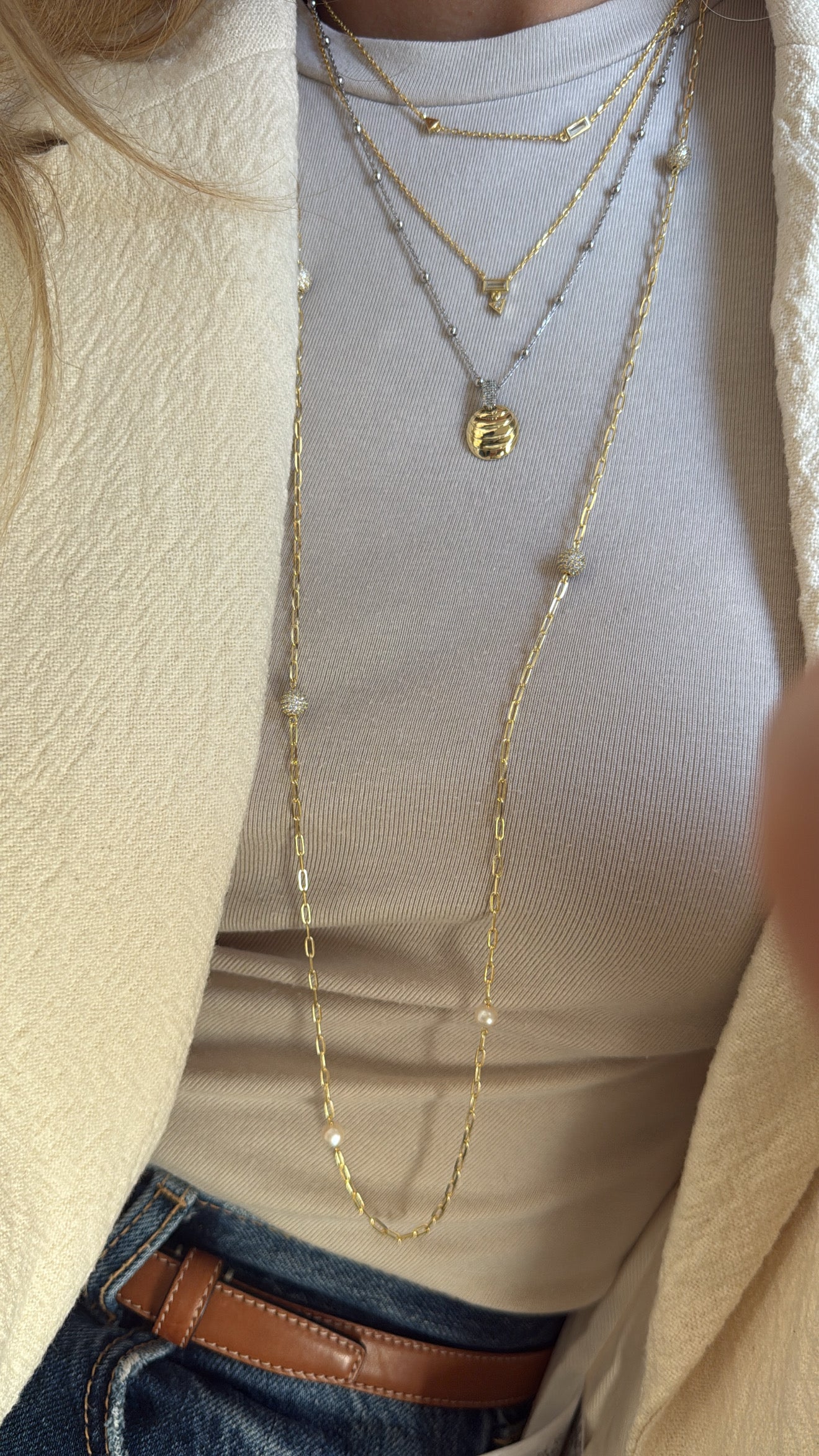 Merry Zincir Kolye 90 cm