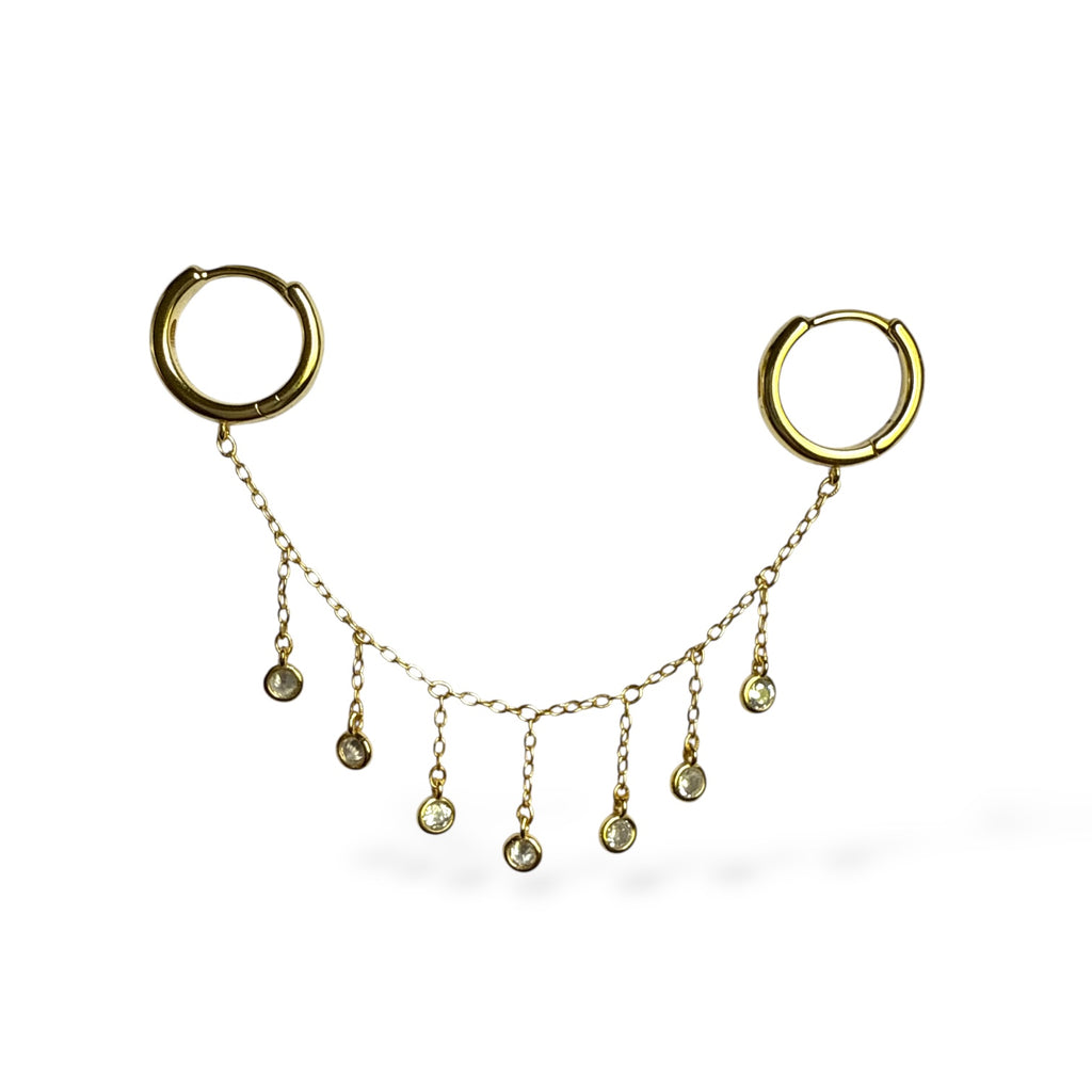 Ara Zincirli Shakira Halka Küpe