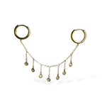 Ara Zincirli Shakira Halka Küpe