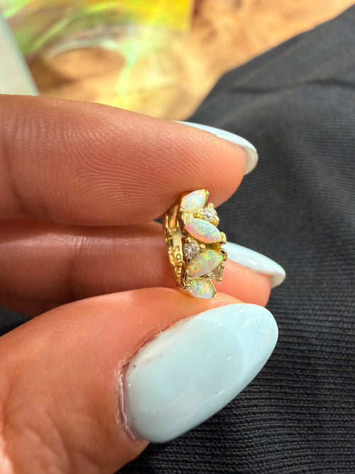 Aura Opal Mini Halka Küpe
