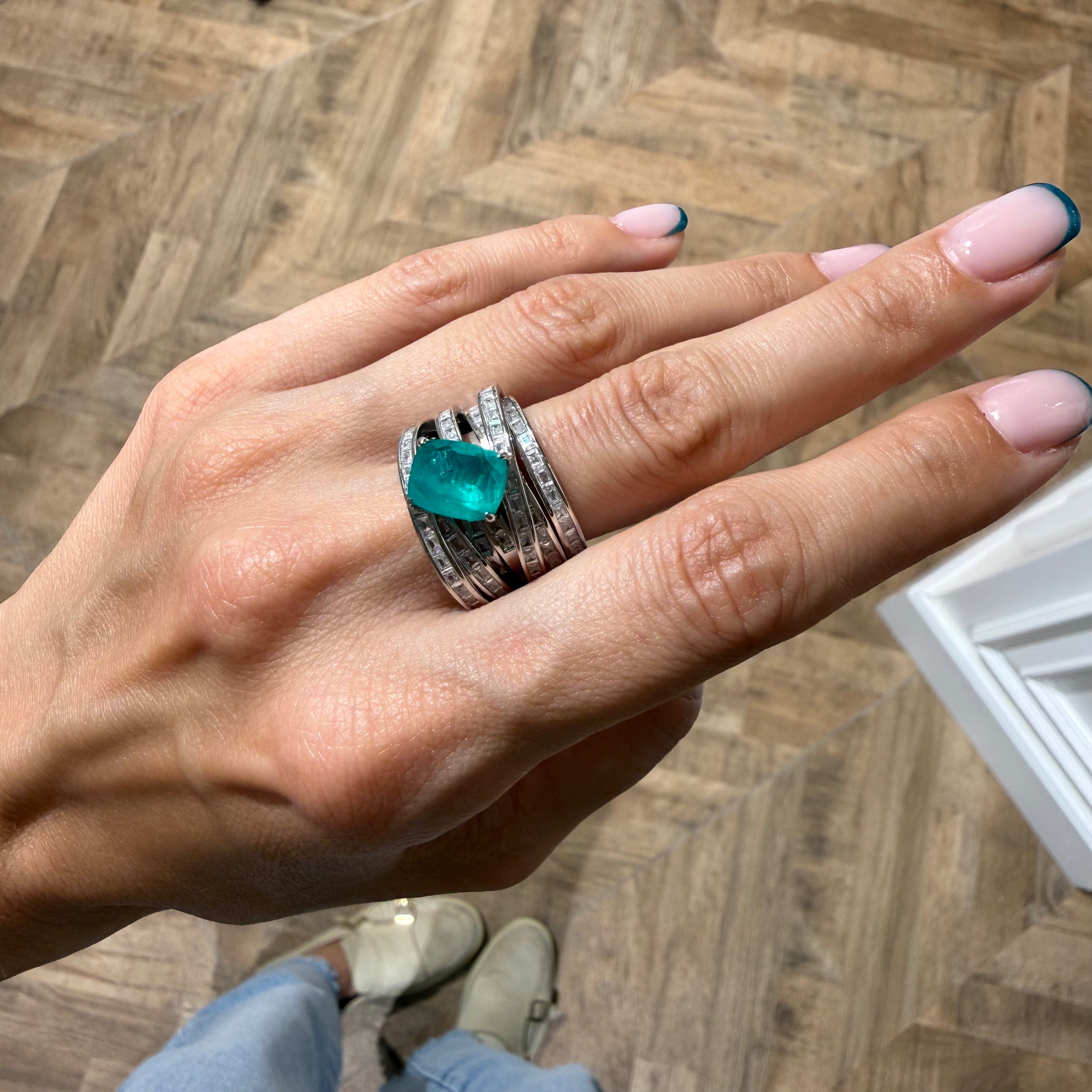 Aura Paraiba Diva Yüzük