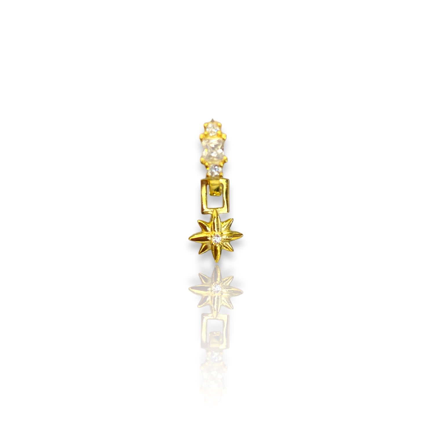 Sirius Figürlü Mini Halka Küpe