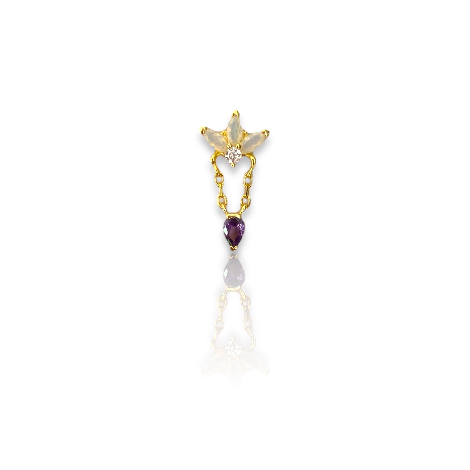 Opal Lotus Piercing