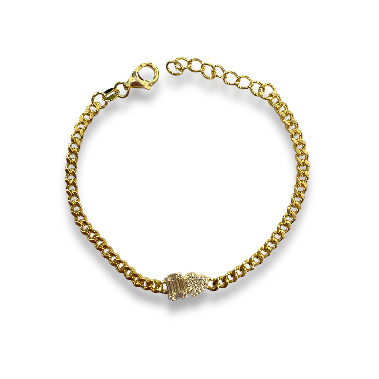 Kalp Baget Duo Bileklik