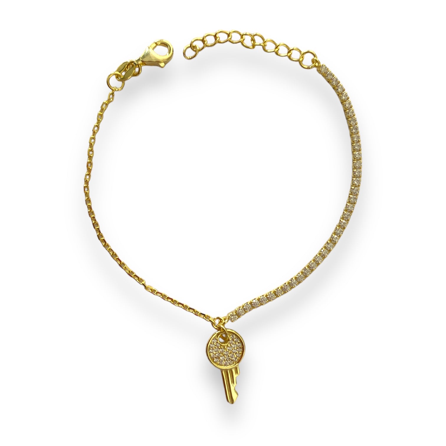 Anahtarlı Yarım Suyolu Bileklik