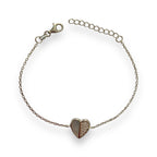 Sedefli Kalp Bileklik