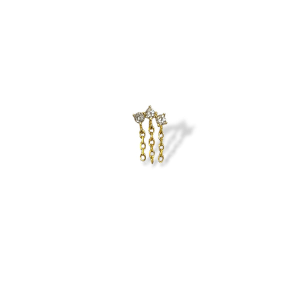 Saçaklı Trio Piercing