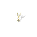 Drop Taşlı İkili Markiz Piercing