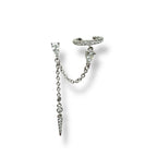 Zincirli Bullet Küpe