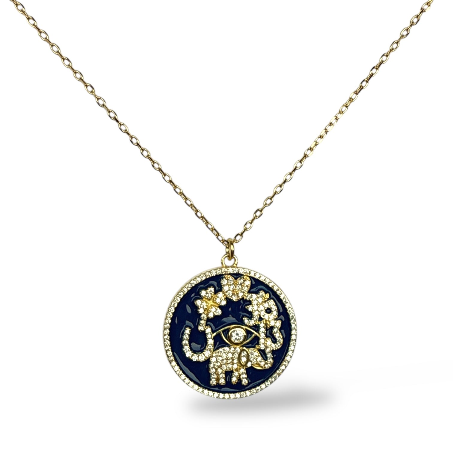 Madalyon Şans Kolyesi