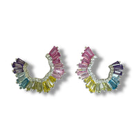 Pastel Girdap Küpe