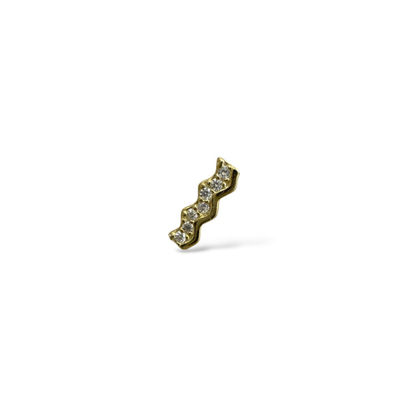 Zigzag Çubuk Piercing