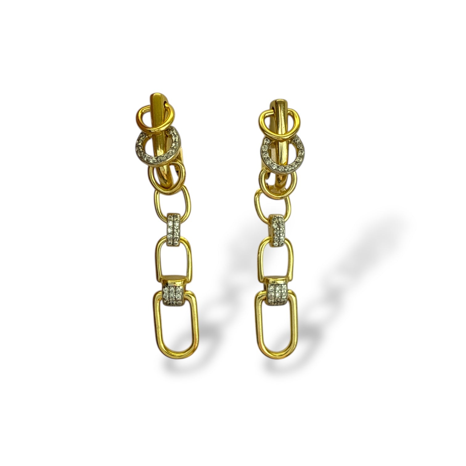 Sallantılı Zincir Küpe