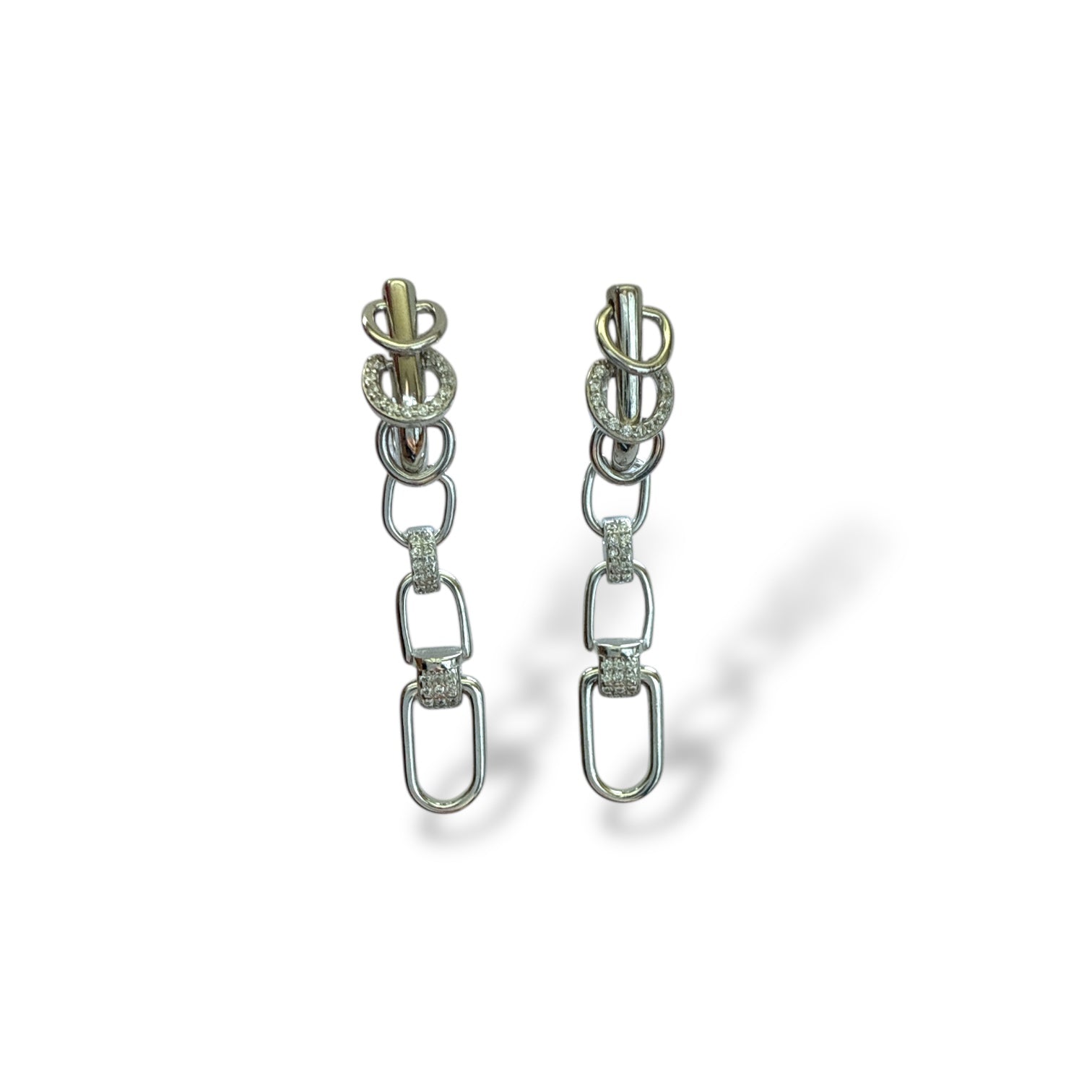 Sallantılı Zincir Küpe