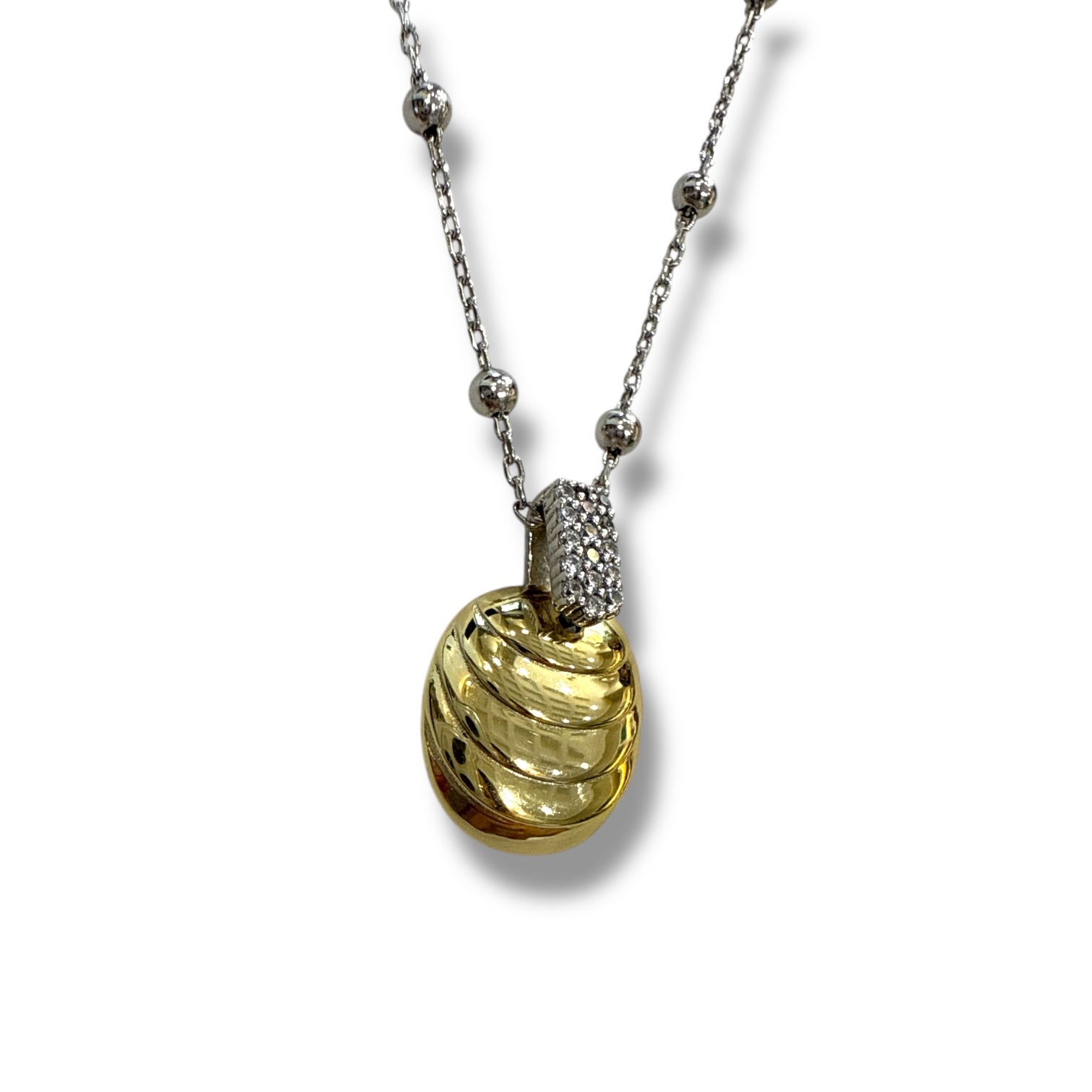 Shell Madalyon Kolye