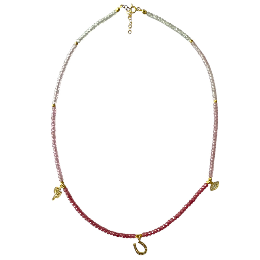 Sunny Kolye Kristal Pinky