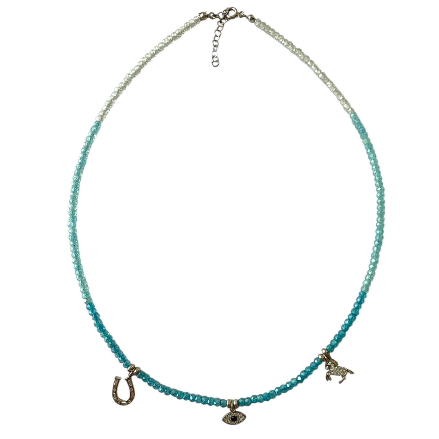 Sunny Kolye Kristal Mavi