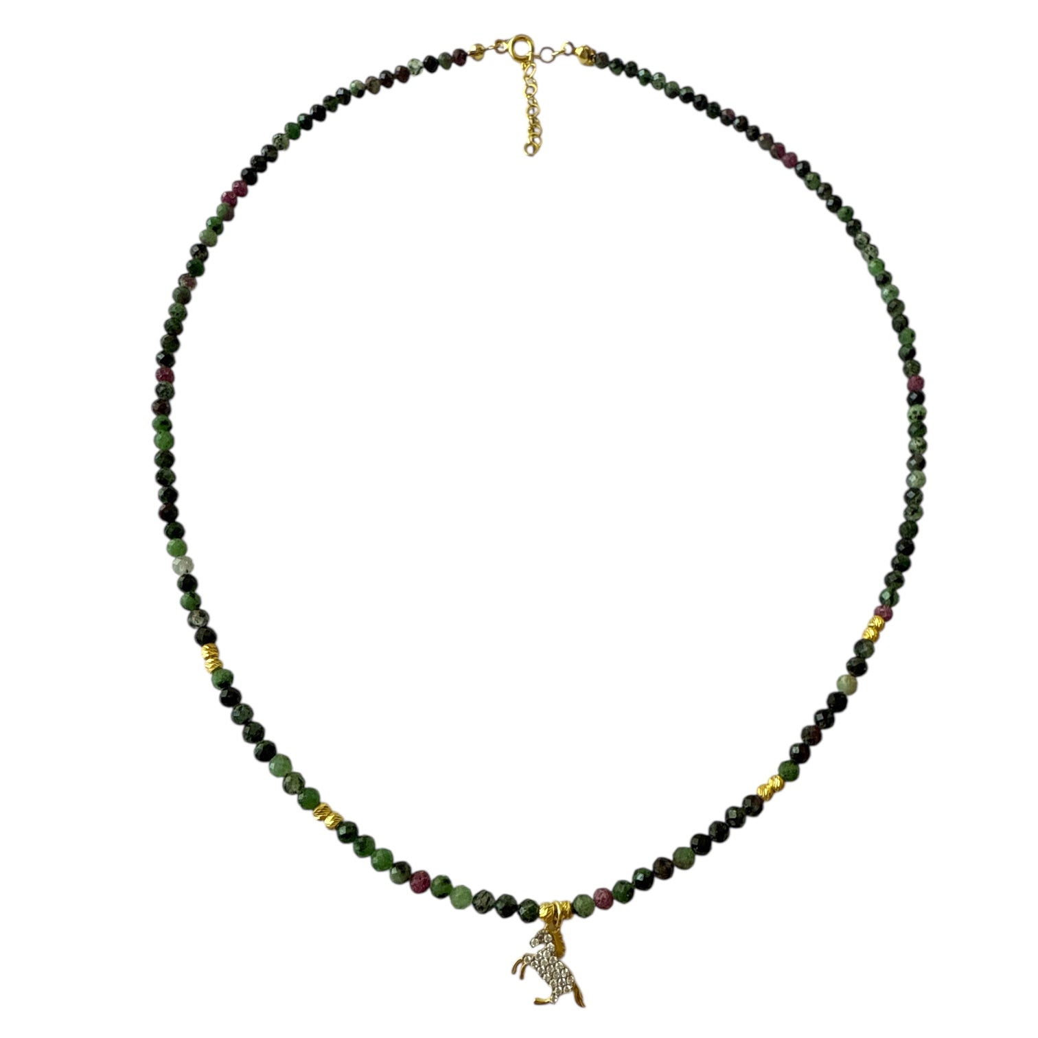 Sunny Kolye Kristal Yeşil