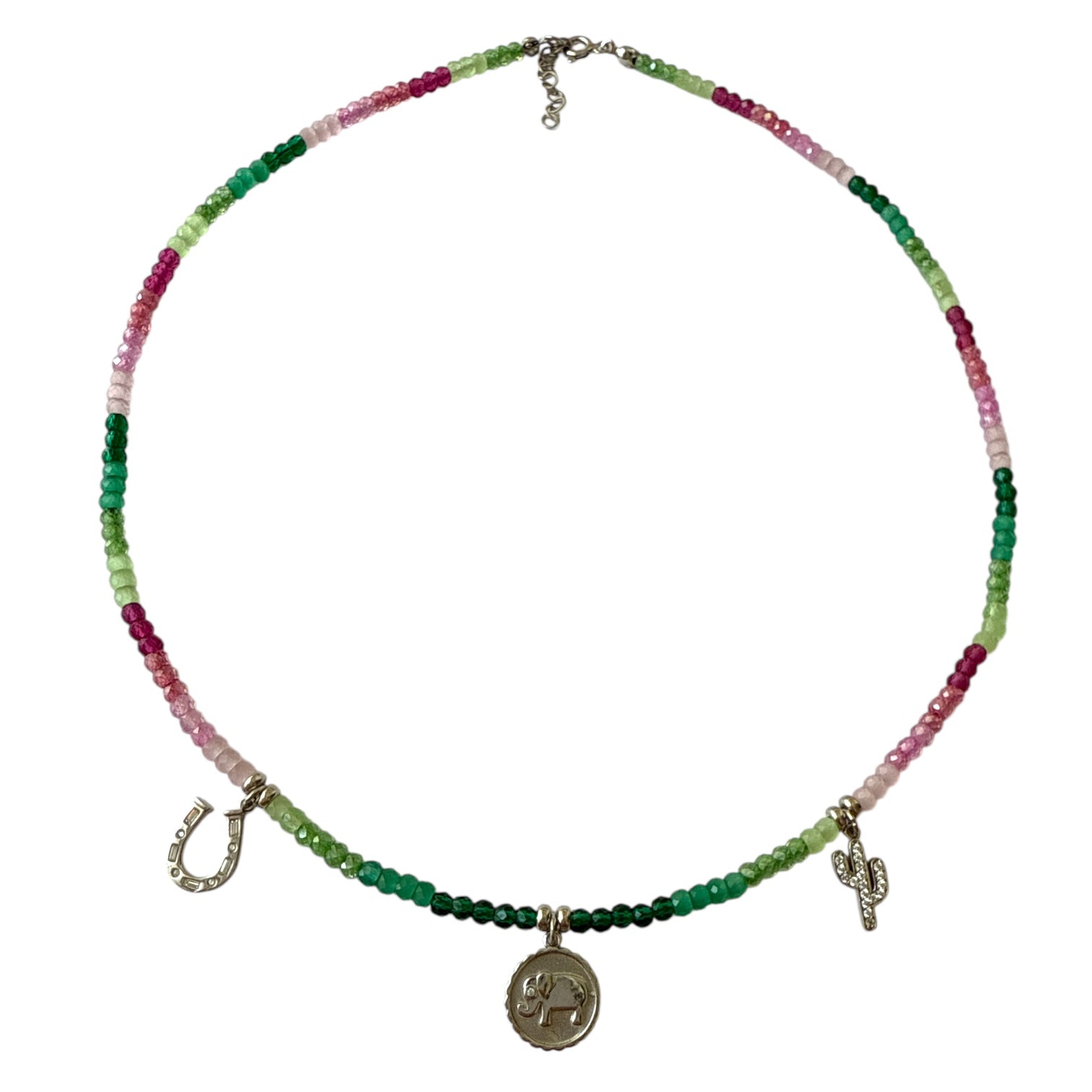 Sunny Kolye Kristal Rainbow 3 Charm