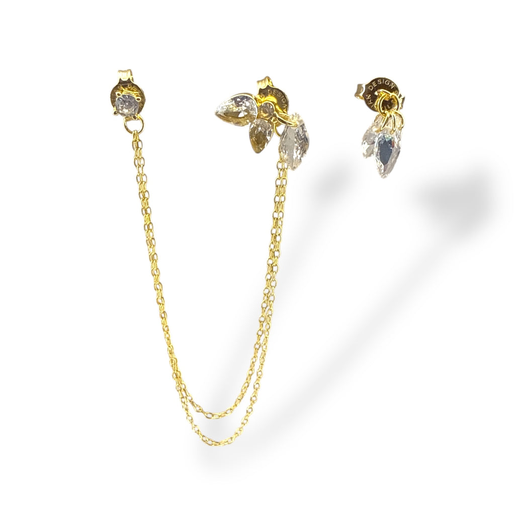 Iza Üçlü Set Küpe