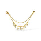 Iza Drop Chain Küpe