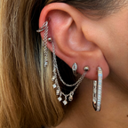 Iza Drop Chain Küpe