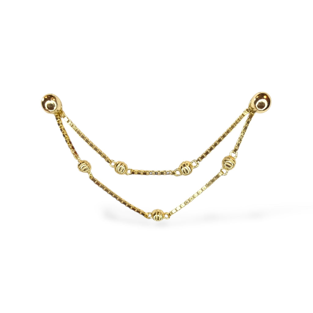 Iza Top Chain Küpe 2