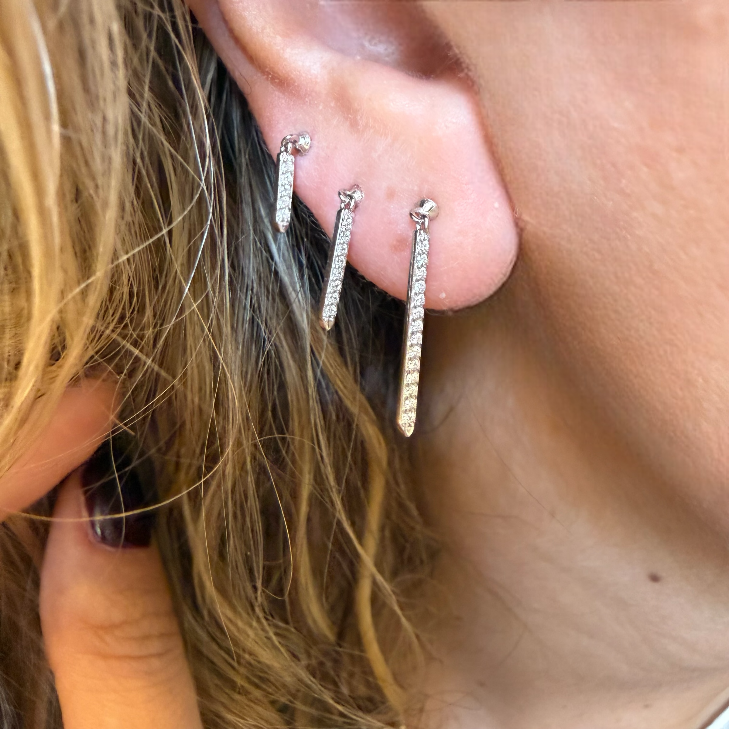 Çizgi Küpe Küçük