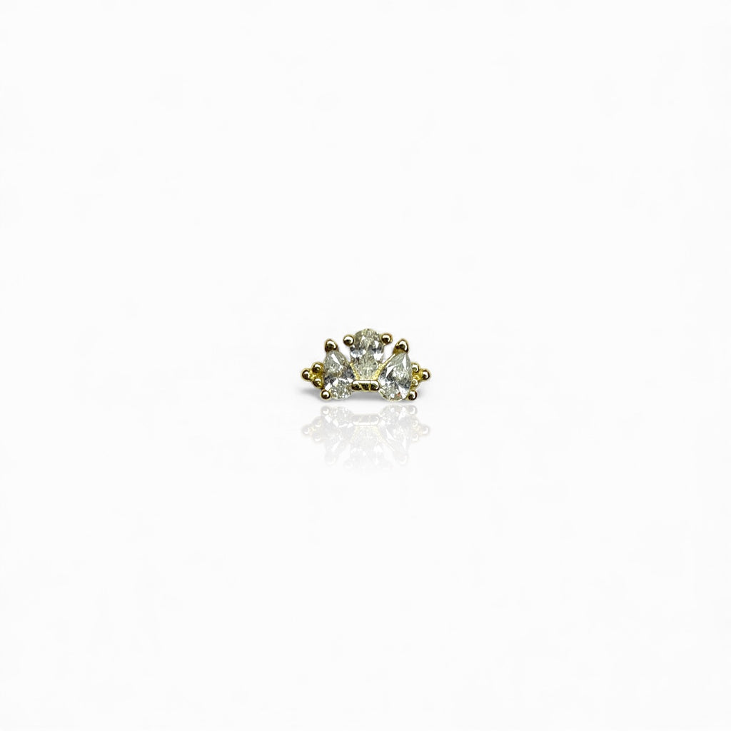 Merry Üçlü Damla Piercing