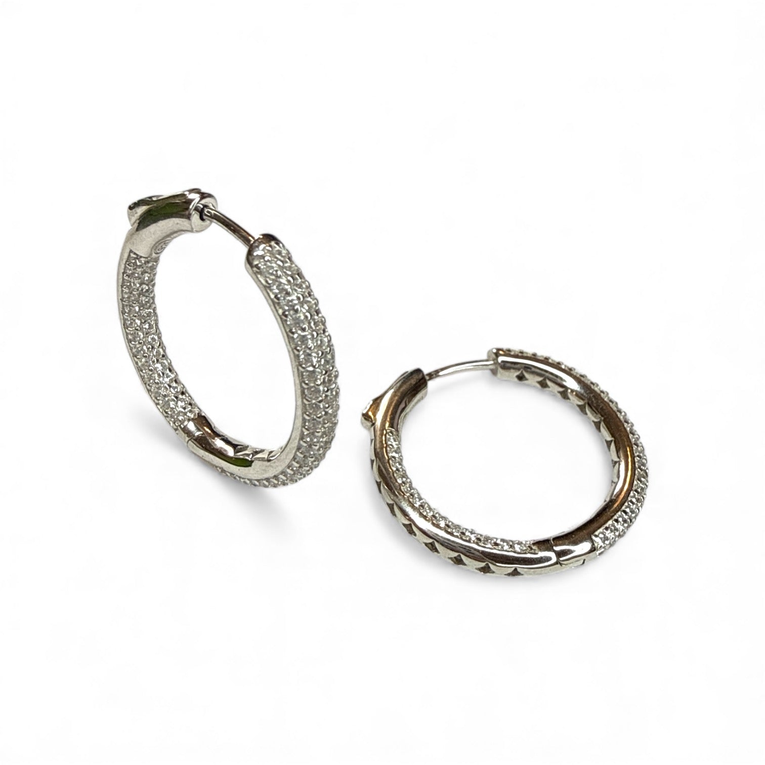 Merry Taşlı Halka Küpe