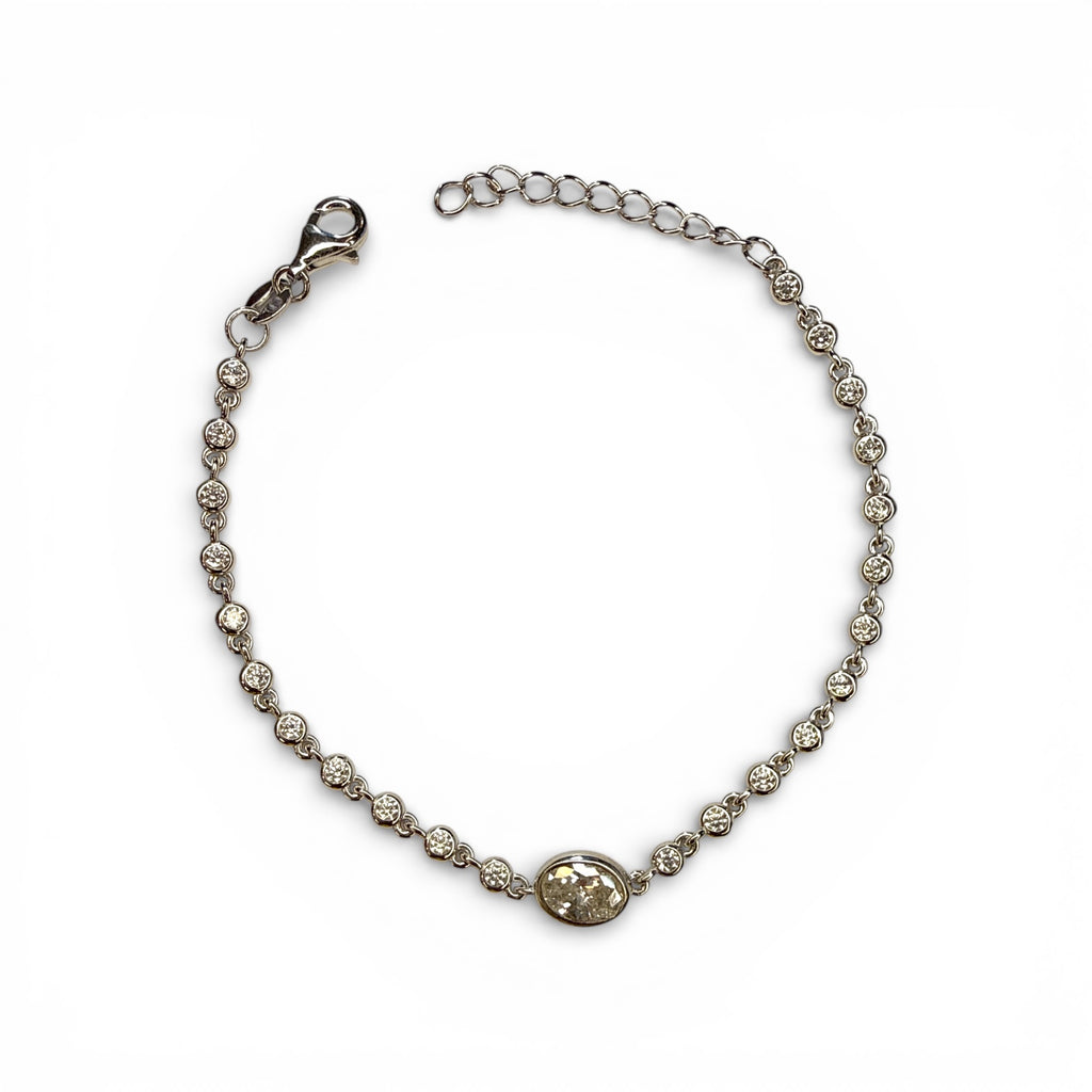 Merry Oval Taşlı Bileklik