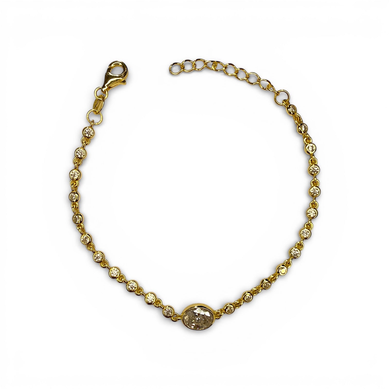 Merry Oval Taşlı Bileklik