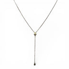 Solitaire Y Necklace