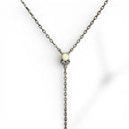 Solitaire Y Necklace
