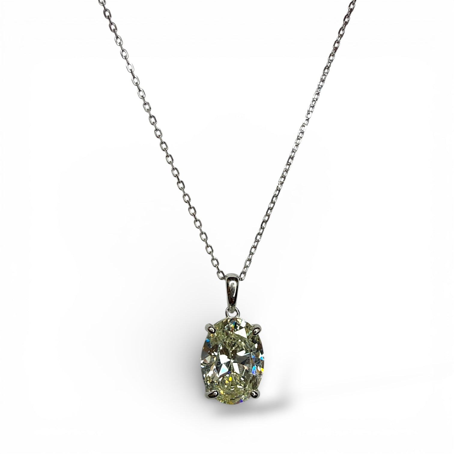 Nova Sarı Topaz Görünümlü Kolye