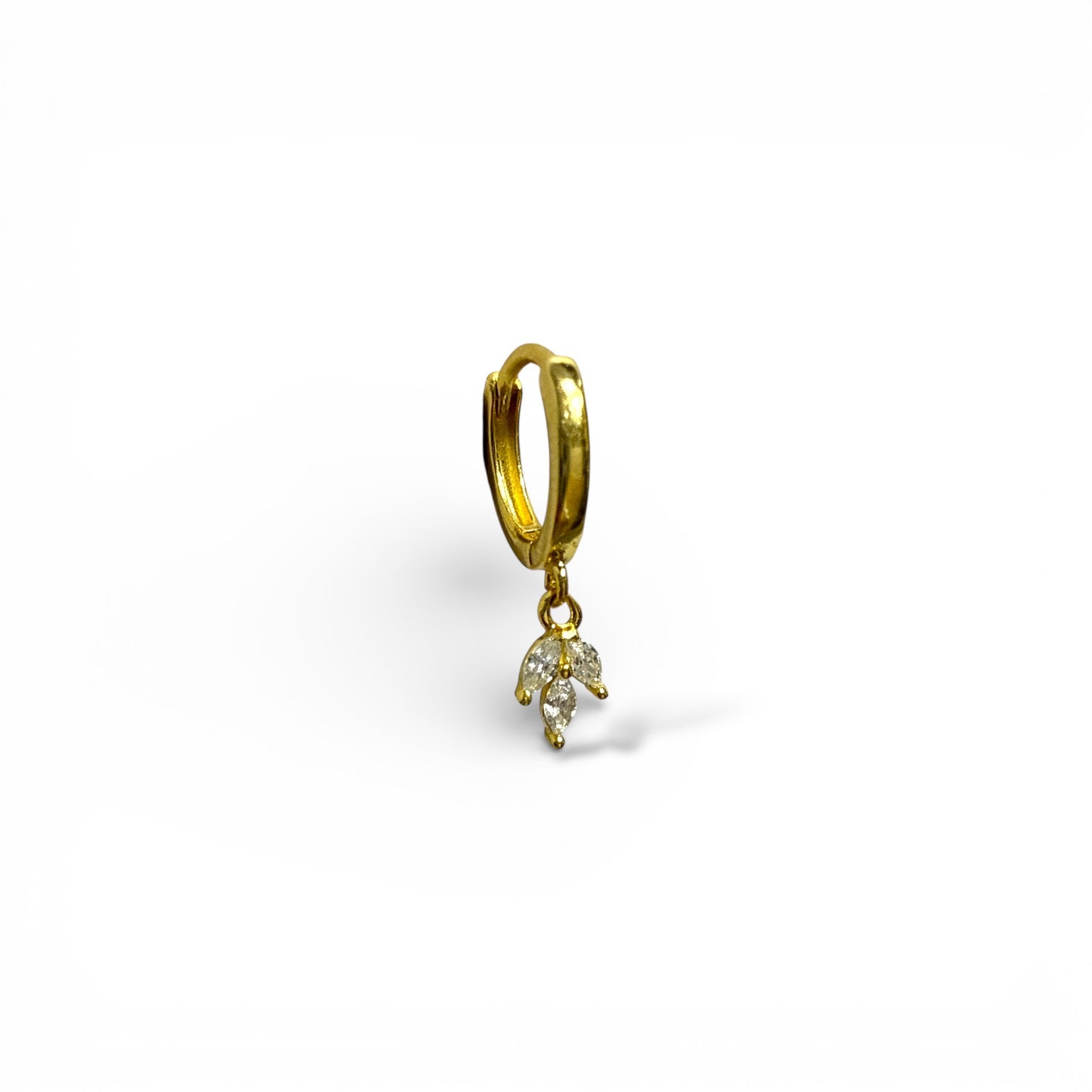 Sole Markiz Taşlı Küpe