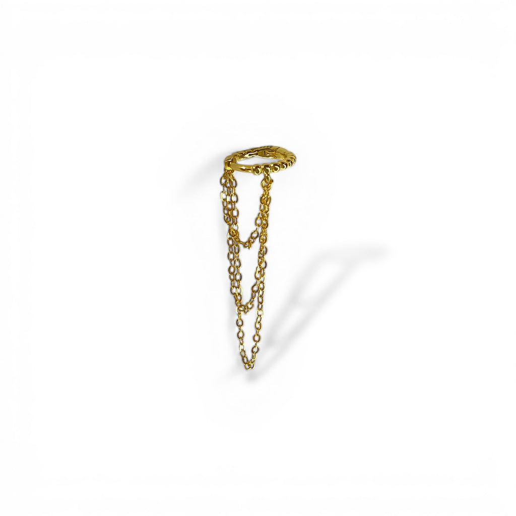 Sole Zincirli Halka Piercing