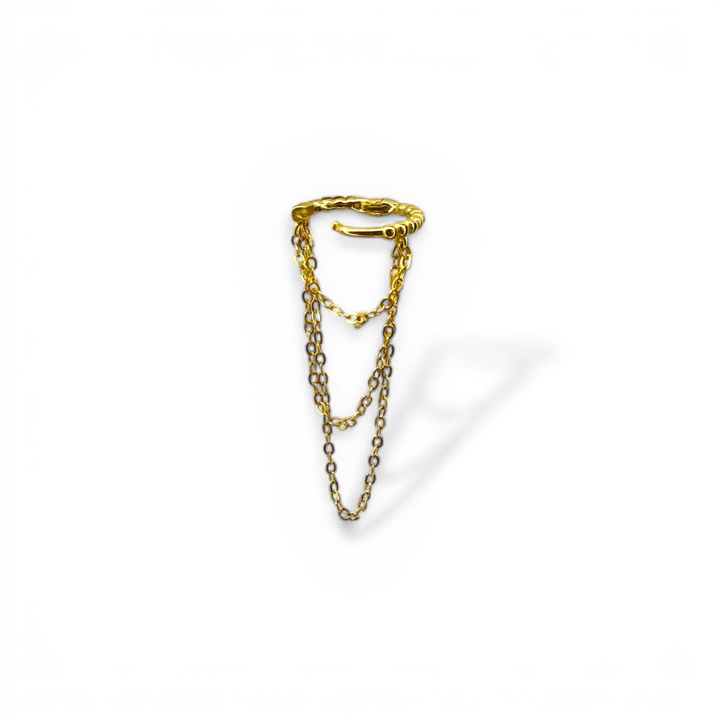 Sole Zincirli Halka Piercing