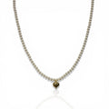 Leris İnci Choker Kalpli Kolye