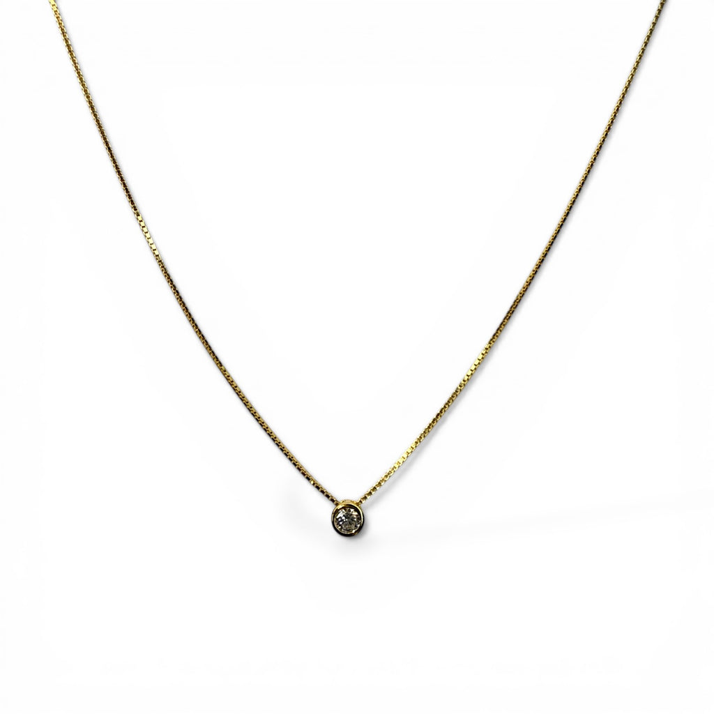 Leris Mini Tektaş Choker Kolye