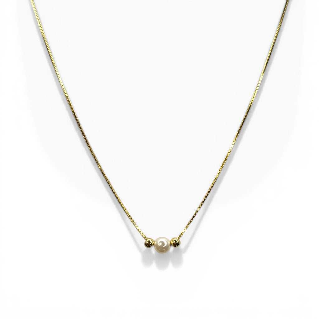 Leris Mini İnci Choker Kolye