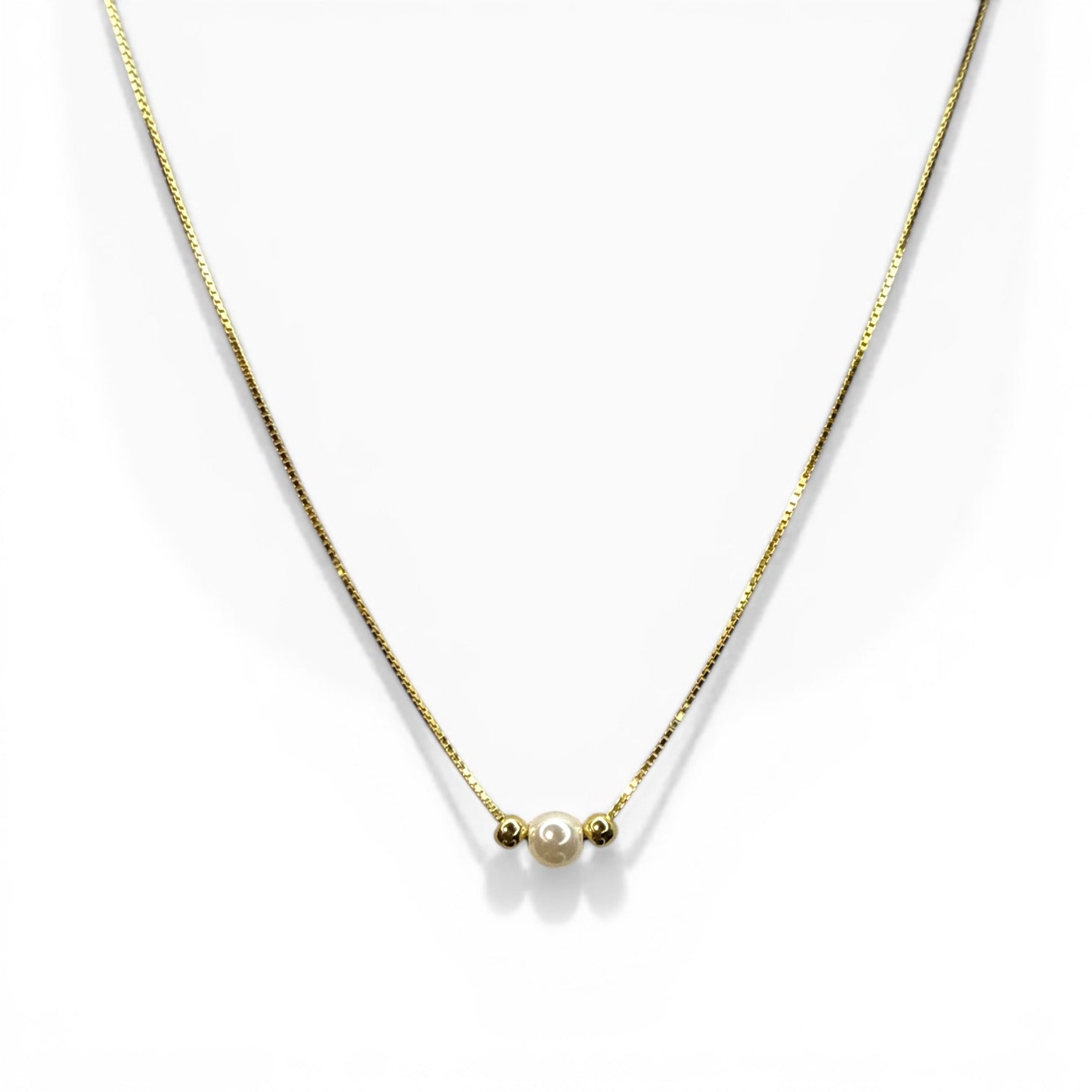 Leris Mini İnci Choker Kolye