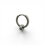 Leris Silindir Halka Küpe