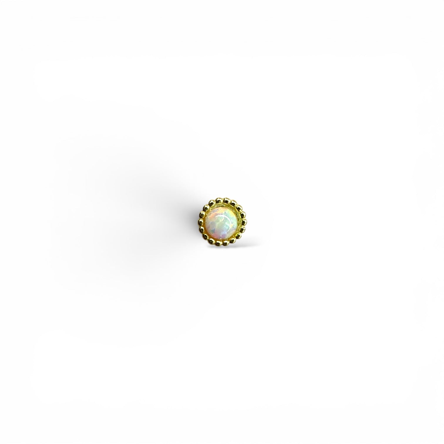 Sole Oval Opal Piercing