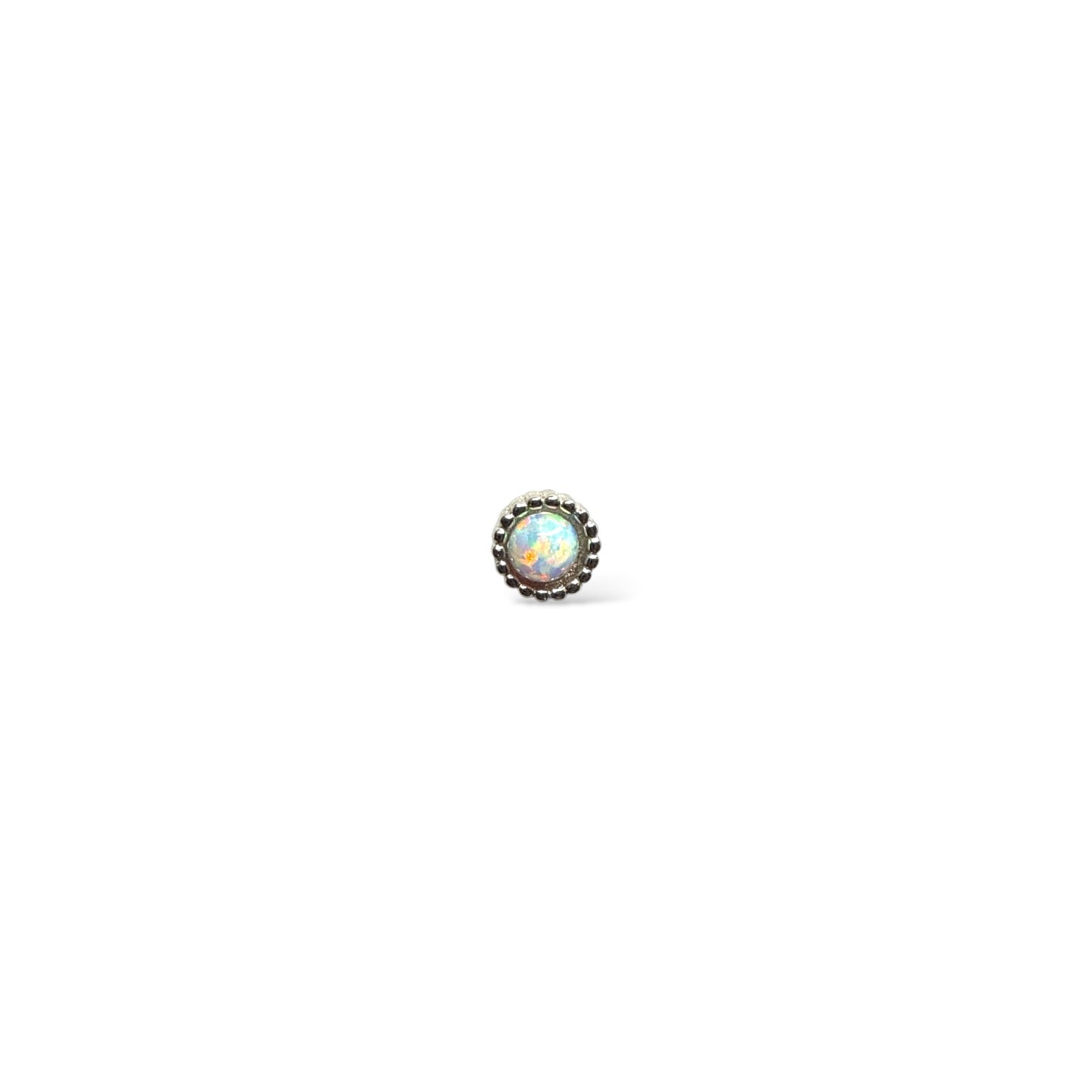 Sole Oval Opal Piercing