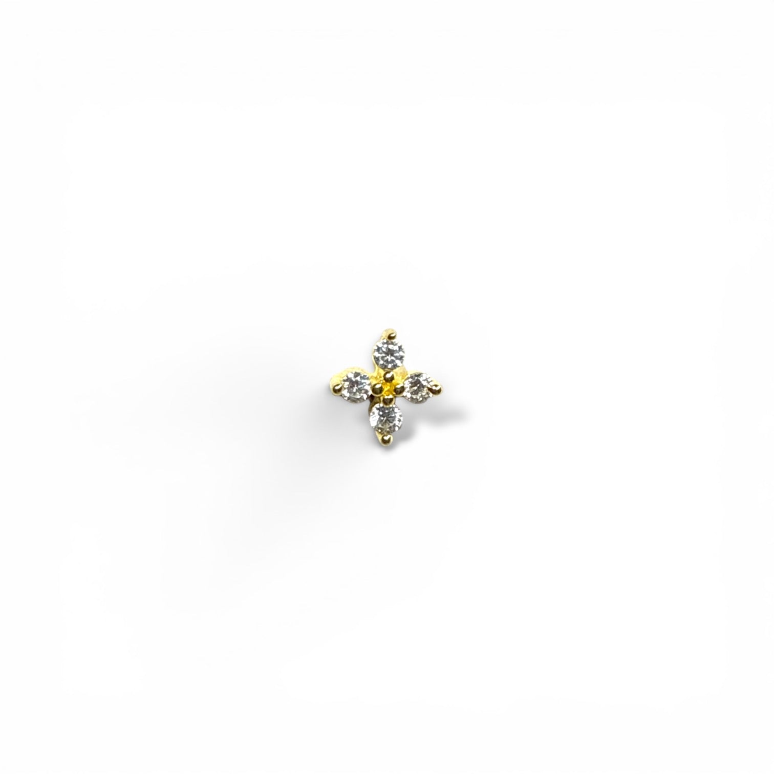 Aura Mini Çiçek Piercing